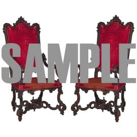 Early 18th Century Pair of Regency Armchairs